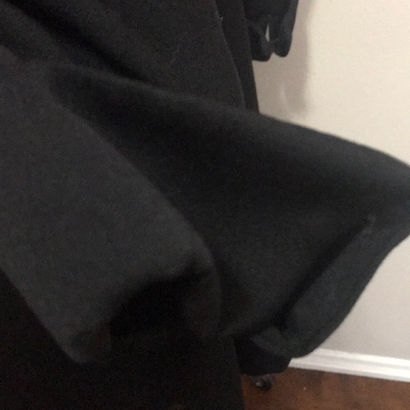 Vintage Black Wool Coat 1950s Princess Style - Picture 12 of 16